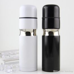 Classic Logo Vacuum Cup Thermoses 304 Stainless Steel Car Bottle Lipstick Coffee Travel Flask