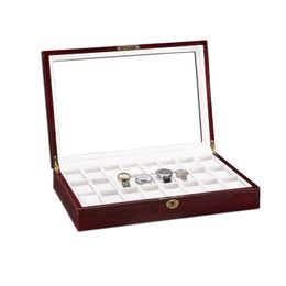 24-slot estojo giroscópio giroscópio presente caixa de relógio de caixa de armazenamento de jóias