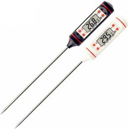 BBQ Meat Thermometer Kitchen Digital Cooking Food Probe Electronic BBQ Household Temperature Detector Tool with retail package LX2562