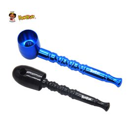 HONEYPUFF Aluminium Alloy Smoking Pipe 83MM Metal Bowl Pipe Detachable Tobacco Pipe Hand Spoon Pipes Cigarette Holder Accessories