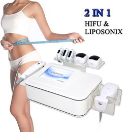 HIFU liposonix slimming face lifting instrument skin tightening wrinkle remove machine ultrasound liposonic fat removal equipment