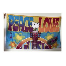 Peace love Flags 3X5, Cheap Price 150x90cm Advertising Digital Printed Polyester, flags All Countries ,Free Shipping