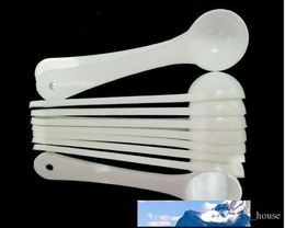 1G Professional Plastic 1 Gramme Scoops Spoons For Food Milk Washing Powder Medicine White Measuring Spoons