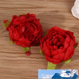 Artificial Silk Peony Flower Heads Home Supplies Simulation Fake Flowers Head DIY Garland Wall Archway TTA2119