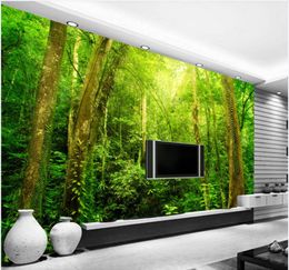 Custom photo wallpapers for walls 3d mural wallpaper Sunny forest big tree scenery mural for living room sofa TV background wall papers