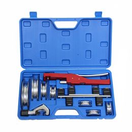 6-22mm Pipe Bender Hand Tools 90 Degree Air Condition Copper Aluminium Thin SS Tube Bending Kit Set 1/4-7/8''