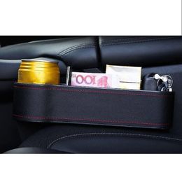 Multifunctional Car Seat Organiser Front Seat Filler Leather Storage Box Decor M68B299W