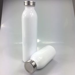 PROMOTION!!! 20oz Sublimation Milk Bottles Stainless Steel Milk Flask with Lids Kids Water Bottle Double Wall Vacuum Insulated Free Shipping