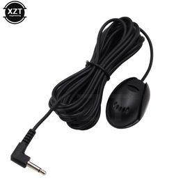 Mini 3.5mm Wired Paste Type External Microphone Car Audio Mic For laptop DVD Radio Stereo Player Meeting Speaker hot sale