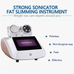 New Best Result 3 In 1 Ultrasonic Cavitation Radio Frequency Slimming Machine For Spa Free Gift Waist Loss