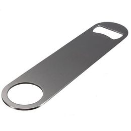 2020 Large Flat Stainless Steel Beer Bottle Cap Bar Blade Opener Tool Business Card Beer Openers multi-function bottle opener