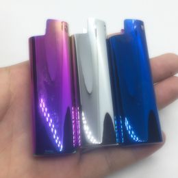 Latest Colorful Smooth Color Portable Lighter Shell Case Housing Holder Innovative Design Sleeve Cigarette Smoking Accessories DHL Free