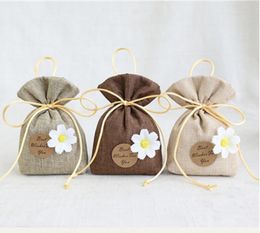 Sachet bag drawstring empty candy herbal tea package small gift bag lavender aromatherapy flower cute bedroom deodorant epacket free