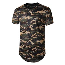 Herren T-Shirts Herren T-Shirt Sommer Kurzarm Top Mode Farbverlauf Sport Casual Homme Bequemes Baumwoll-T-Shirt S-2XL