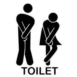 Buy Toilet Door Stickers Online Shopping At Dhgate Com