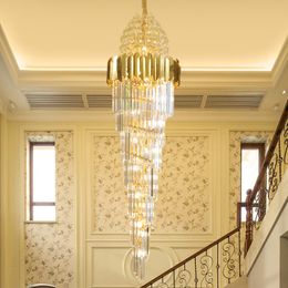 US $1796.0 |Europe Villa living room crystal lamps floor stairs in the hotel lobby engineering crystal chandeliers Upscale atmosphere|crystal US $1796.0 |Europe Villa living room crystal lamps floor stairs in the hotel lobby engineering crystal chandeliers Upscale atmosphere|crystal
