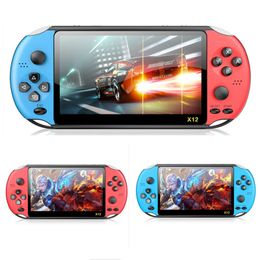 X12 5.1 inch Handheld Game Video Player 8G LED Screen Nostalgic host Support Game download TF Card Retro Consoles