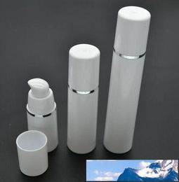 15ml 30ml 50ml High Quality White Airless Bottle -Travel Refillable Cosmetic Skin Care Cream Dispenser, PP Lotion Packing Container