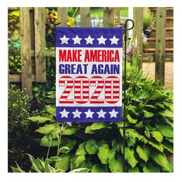 30x45cm Custom Make American Great Again Garden Flags , Printing 100D Polyester One Layer, Digital Printed, Free Shipping