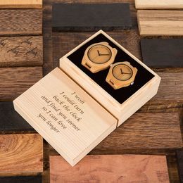 Couple Watch Taro Kono Minister BOBOBIRD Wood Watch Men Wristwatch Customised Gift Lovers Anniversary Gifts in Wooden Box CX200720