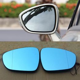 For Citroen C-Quatre Car Rearview Mirror Wide Angle Hyperbola Blue Mirror Arrow LED Turning Signal Lights