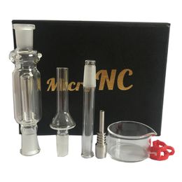 Nectar collector 10mm happywater smoking glass With Stainless steel Nail Quartz Tip Glass Pipes DHL free