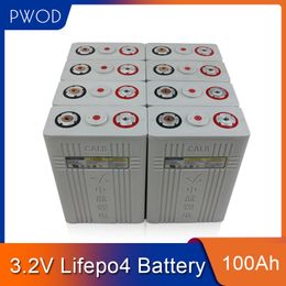 PWOD 32PCS 100AH High discharge Rate Rechargeable lithium LiFePO4 CA100 CALB Battery Pack DIY 12V 24V 48V 100Ah EU US TAX FREE