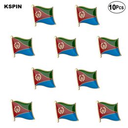 Eritrea Flag Lapel Pin Flag badge Brooch Pins Badges 10Pcs a Lot