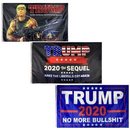 Make the liberty Cry Again Turmp Rambo Flags,68D Screen Printing made of 100% Polyester, Outdoor Indoor, Free Shipping
