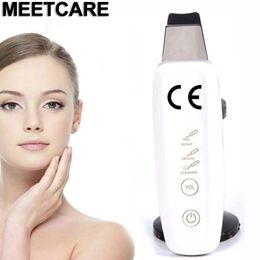 Ultrasonic Skin Blackhead Pore Cleaner Facial USB Charging Pores Scrubber Peeling Shovel Face Massager 3 Modes Beauty Tool