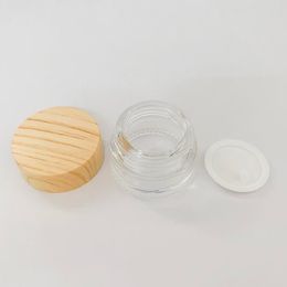 hash oil wax UK - Wholesale Screw Top Cap 5ML Glass Bottle Concentrate Jar for Shatter Wax Crumble Hash oil Rosin bubbler water bong