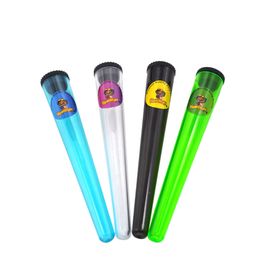 115mm plastic Tubes Cigarette Storage Airtight Packaging Tube box for Rolling Paper Cone tube storage Pill Box