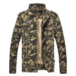 hot sale spring and autumn camouflage military outfit pure cotton jacket mens youth jacket washed jacket