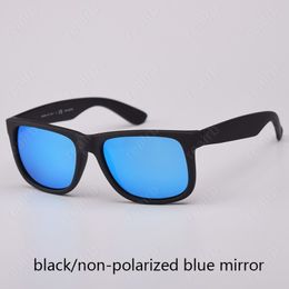 Top Quality Fashion 55mm JUSTIN 4165 Polarised Sunglasses Men Women Sunglasses Nylon Frame Sun Glasses with Accessories 362