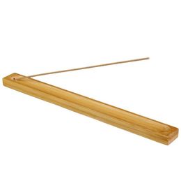 Elegant Natural Plain Wooden Incense Burner Stick Ash Catcher Holder Incense Ash Board Aromatherapy Censer Tool SN1246