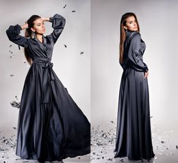 Women Bathrobe Silk Satin Sleepwear Woman Undergarments Robe Long Sleeves Party Wedding Dresses Petite Plus Size Custom Made