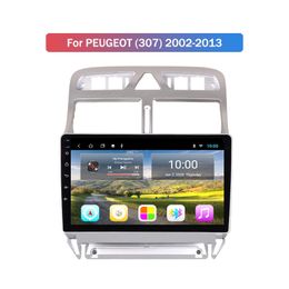 Android 10 Inch Autoradio 2 Din Car Video Radio Stereo MP5 Player GPS WIFI Bluetooth FM AM for PEUGEOT (307) 2002-2013