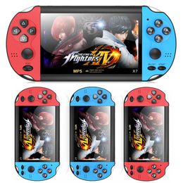 X7 4.3 Inch Game Console Nostalgic host Portable Handheld 8GB Dual Joystick Controller Spupport TV Output Video Game Machine