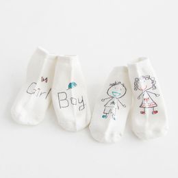 Newborn Socks Cotton Animal Baby Socks Non Slip Infant Floor Sock Infant Toddler Girl Footwear 9 Designs DW4201