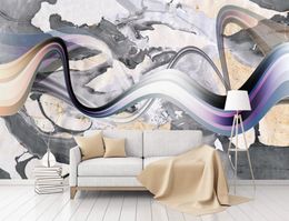 custom wallpaper Abstract artistic conception ink landscape 3d wall stickers bedroom living room decor waterproof wallpaper