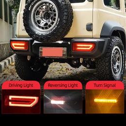 2Pcs LED reflector Tail Lamp for Suzuki JIMNY 2019 2020 2021 2022 2023 Taillight Rear Lamp Parking Brake light Flow Turn Signal