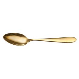 Cutlery Spoon Fork Knife Tea Spoon Matte Gold Stainless Steel Food Silverware Dinnerware Set Gold Cutlery Spoons Fork Knife Tea