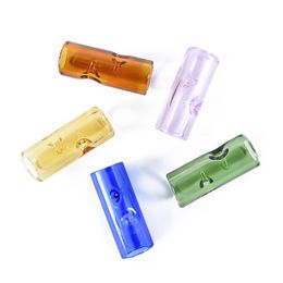 Hot Beautiful design mini glass Philtre mouthpiece glass tips glass bong water pipe accessories 40mm length