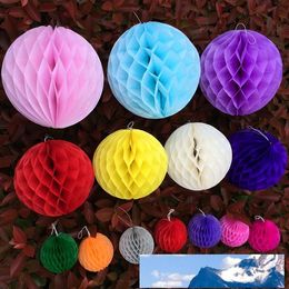 6 Inch 15 cm Hanging paper honeycomb ball for Decoration wedding supplies holiday decorations 1 PCS per OPP packaging[SKU:A488]