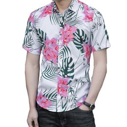 camisas hawaianas blancas