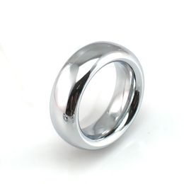 40/45/50mm stainless steel cock ring delay spray cockring metal scrotum penis rings sex toys for men penisring cockrings CX200722