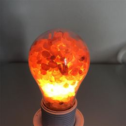 Factory direct Himalayan salt lamp crystal led lights bulb rose salt bulb creative bedroom bedside night light