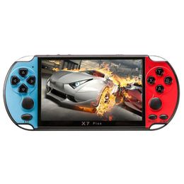 X7 Plus Portable Retro Handheld Game Console Nostalgic host 5.1 inch LCD Colour 8GB Double Rocker Video Game Player Free DHL