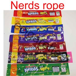 -Borsa bordo di tenuta Candy Nerdsrope Gummy sacchetto tre tipi Mix NUOVI MEDICATO Nerds corda vuota di imballaggio bas Nerds corda Foglia alimentare commestibili pacchetto