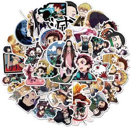 50Pcs Boy Girls Cartoon Anime Stickers Pack Collection Vinyl Decals Car Laptop Stickers Luggage Notebook Bottle Decals Wholesale Lots